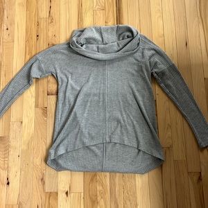 Flowy wide-neck sweater. Lucky Brand size small. Thin like a long sleeve shirt!